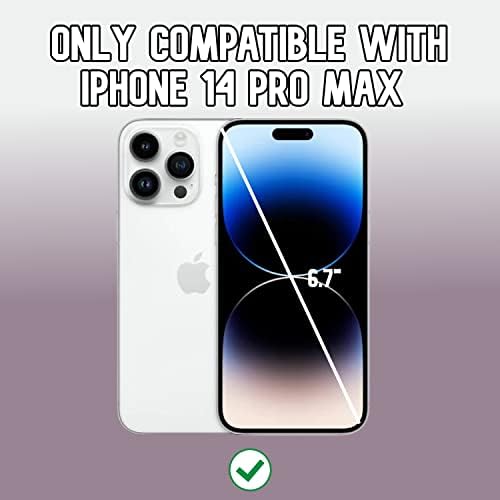 Xréel е Съвместим с [iPhone 14 Pro Max], защитно фолио за екрана и камера обектив от закалено стъкло (3 опаковки), твърдост
