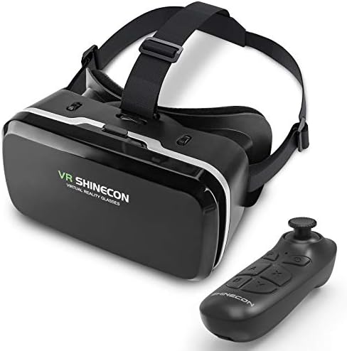 Дизайн на слушалки DLseego VR за мобилни телефони iPhone и Android, дистанционно управление, 3D-Очила, слънчеви Очила виртуальнойреальности HD, Удобна регулируема разстояние за