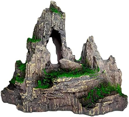 Украса за скали Изкуствена смола Украса за скали Моделиране на ландшафтния дизайн Аквариум мъх Каменна Риба Живи аквариум аксесоари