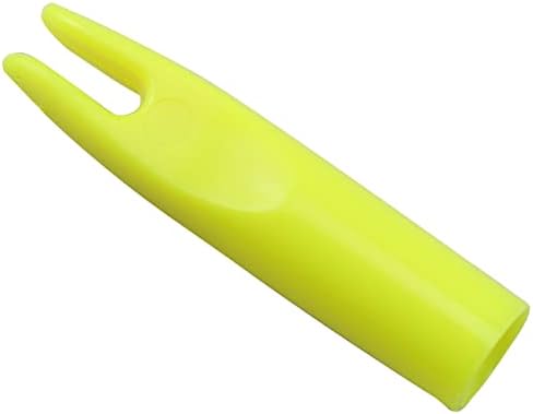 LQ Industrial Bowfishing Arrows Safety Slide 3Set 8 мм Пластмасови Жълти Комплекти Защитни Слайдове За Лов с Лък и Риболов