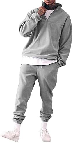 Мъжки Пролетно-Зимния Обикновен Комплект с цип Отгоре с качулка и Панталони с дълги ръкави риза, Костюм, Топъл Мъжки Смокинг