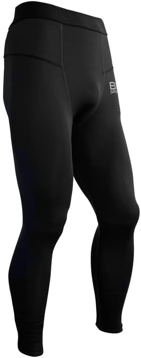 Спортни Мъжки Компресия Панталони BK | Мъжки Гамаши от Бамбукова Тъкан за Бягане, Спортни Чорапогащи за мъже