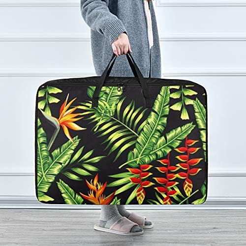 N/A Чанта за съхранение на дрехи Под Завивките - Организаторите от Тропически Палмови листа Голям Капацитет, Чанта-Органайзер с