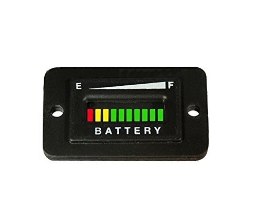 Automotive Authority LLC® 36 Волтов Клубна Кола EZGO Yamaha Golf Cart Индикатор за зареждане на батерията Измервателен Правоъгълник