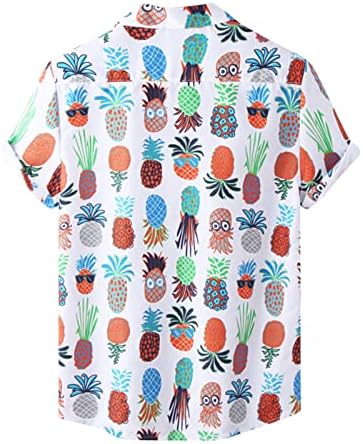 UBST Мъжки Хавайски Ризи С Къс ръкав и Графичен принтом, Реколта Върховете на копчета, Летни Почивки, Ежедневни Плажна Риза,