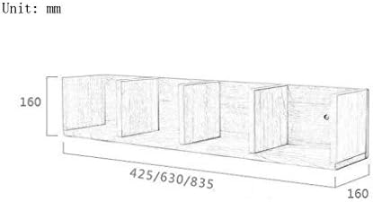 UXZDX Стенни полк CUJUX - Подвесная Полк за антре, Дървена Модерни Мебели за дома, 83,5x16x16 см (Размер: 83,5x16x16 см)