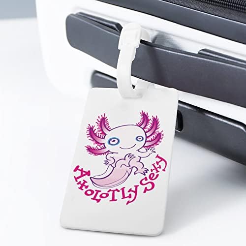 Сладък Етикети за багаж Axolotl ID Името на Идентификационните Етикети за Куфара Чанта С Забавен Принтом