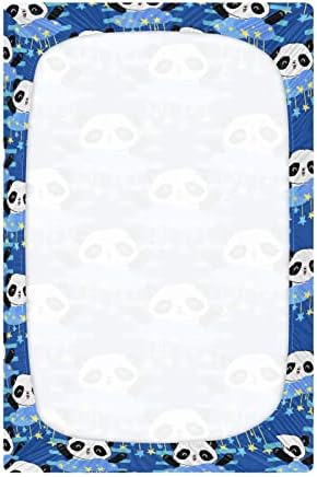 Кърпи за яслите xigua Panda за момичета и момчета, Меки Дишащи Чаршафи за легла, Подходящи за стандартни легла и креватчета за деца