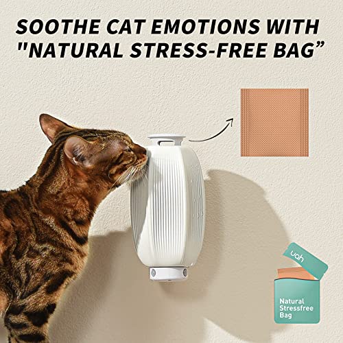 uahpet 8 опаковки замяна естествена чанти без стрес за Автоматично Въртящи Масажор за Котки