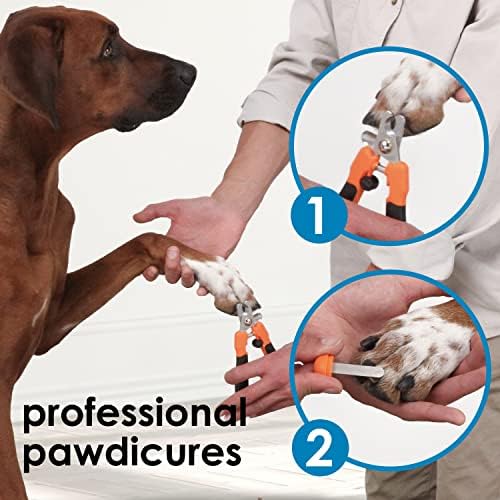 Професионални Тежки нокторезачки за кучета и котки DogRook за малки, големи и средни породи - Безболезнен предпазител избягване на прерязване - с противоскользящими д?