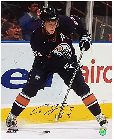 АЛЕШ ХЕМСКИ Подписа снимка Едмънтън Ойлърс 16 х 20 - 79075 - Снимки на НХЛ с автограф