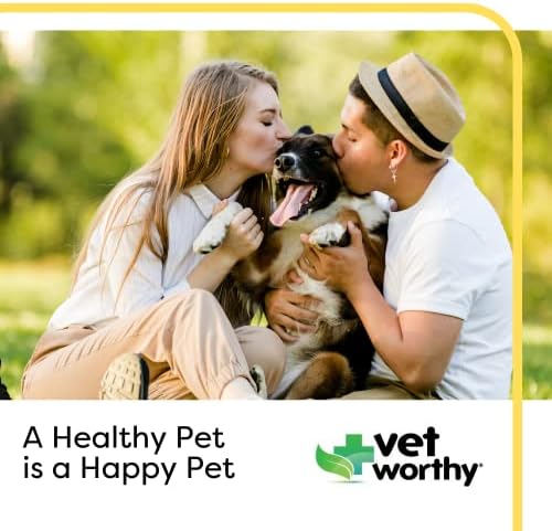 Средство за отстраняване на петна от сълзи Vet Worthy за кучета - Премахва петна от кучешка козина, естествено и безопасно,