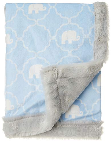 Детско Плюшевое Одеяло Hudson Baby Унисекс с Кожа вискозни и облегалка, един Слон, Един Размер