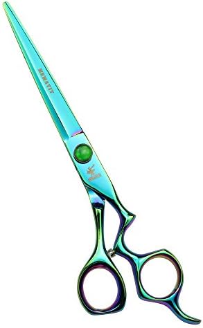 XUANFENG 7 Японски Фризьорски Ножици, Фризьорски Ножици За Подстригване на Коса, Инструменти за стайлинг на коса във Фризьорски салон (зелен)