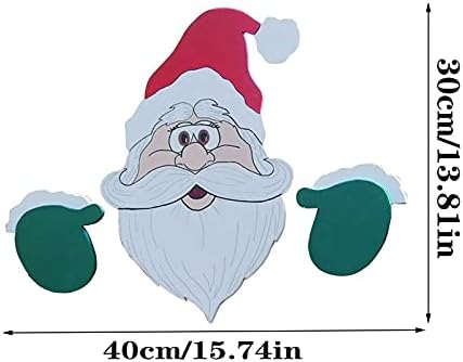 B17899 Коледна Главата Ел До Главата На Дядо Коледа, За Украса На Вътрешния Двор