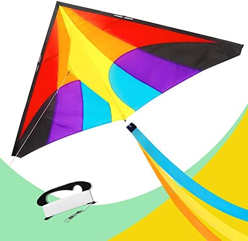 въздушен змии emma kites Holiday Delta, удобен по време на полет, е предназначен за всички начинаещи, деца и възрастни,