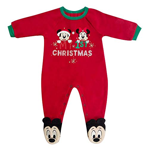 Детско Празнично одеяло Disney с Мики и Мини Маус, Размер 9-12 месеца