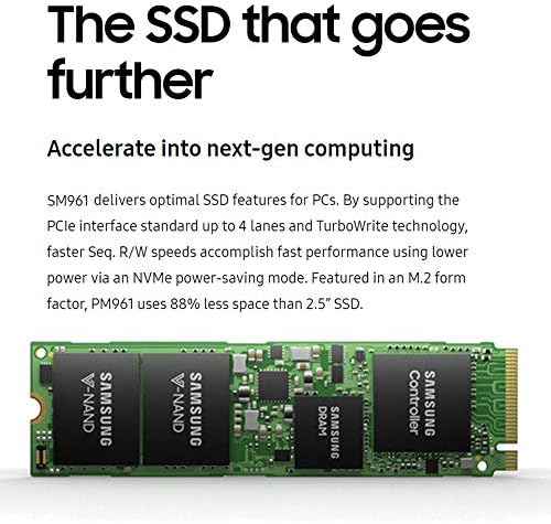 Samsung PM961 Polaris 512GB M. 2 NGFF x4 PCIe Gen3, твърд диск NVME SSD, OEM (2280) (MZVLW512HMJP-00000)