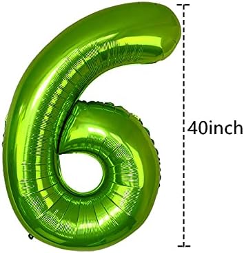 Зелен Балон с 16 стаи с 40-инчови Гигантски Балони от Фолио, Абитуриентски Топка за момчета и Момичета, Украса за Парти