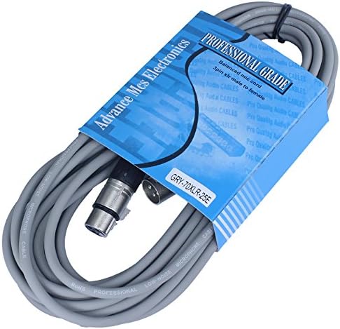 MCSPROAUDIO 20-Крак кабел за микрофон XLR от мъжа към жената (лилаво)