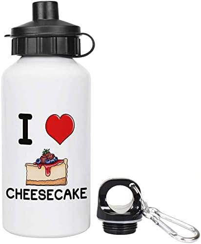 Детска Множество бутилка за вода / напитки Azeeda 400 мл I Love Cheesecake (WT00054987)
