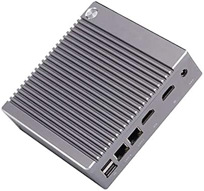 Мини PC HUNSN, Компютърен блок за възпроизвеждане на цифрови означения за индустриално управление, Android, ARM RK3399, BH20, 2 x LAN,