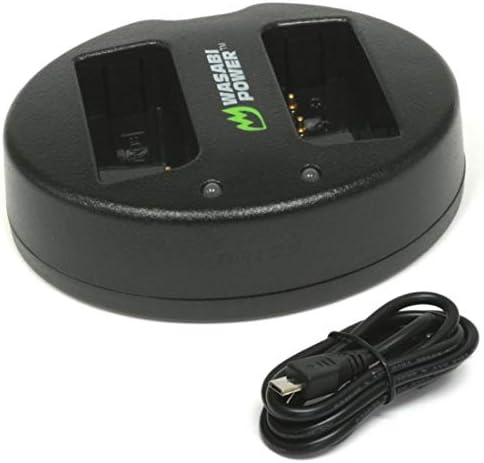 Зарядно устройство Wasabi Power Dual USB за Olympus BLN-1, BCN-1
