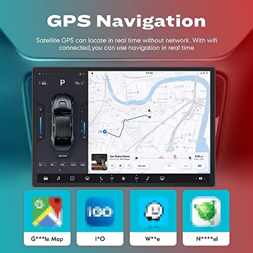 WOSTOKE 13,1 Android-радио CarPlay и Android Auto Авторадио Автомобилната Навигация Стерео мултимедиен плейър GPS Сензорен екран с RDS функция на DSP БТ WiFi Подмяна на устройство за Nissan Sere