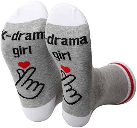 PWHAOO 1 Чифт Чорапи K-Drama Мама, Стоки, K-pop, Подарък за феновете на K Драма, Чорапи за Влюбени Kdrama, Подарък За Момичета