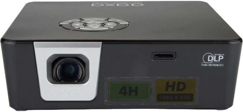 DLP-проектор AAXA Technologies HP-P6X-01 - 16:9 - Черен, Сив