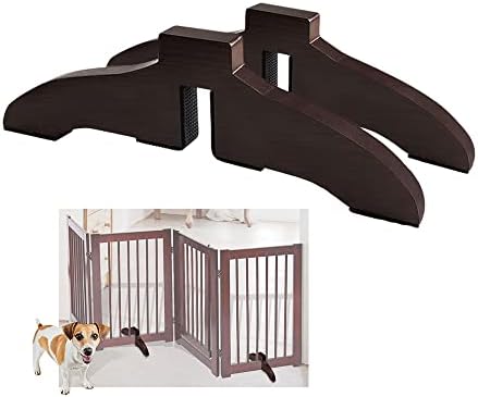 Опорните крачета за врата за домашни любимци Дървени Подпорни крака за детски порта за отделно стоящи порта за Кучета Сгъваеми