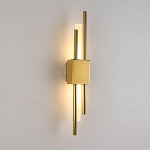 ZHYH Бронзов, Златен и Черен, 50 см, с монтиран на стената лампа с тръба за Дневна, Антре, Спалня, стенни лампи, Лампа (Цвят: Златен