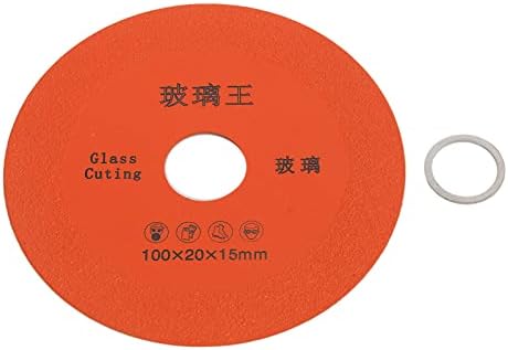 Diamond Тънък Пильный диск, Твердосплавная основата 4 сантиметра, Стъклен Режещ диск, Спестяване на труда за Керамични плочки (оранжев)
