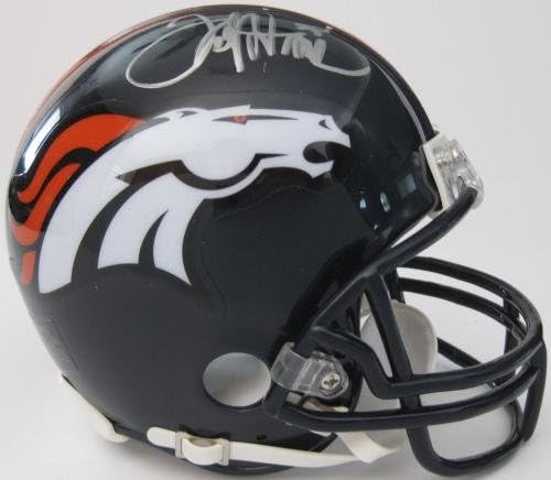 Терел Дейвис Denver Broncos Копито-17, sb Xxxii Mvp С мини-каска с автограф coa - Мини-каски NFL с автограф