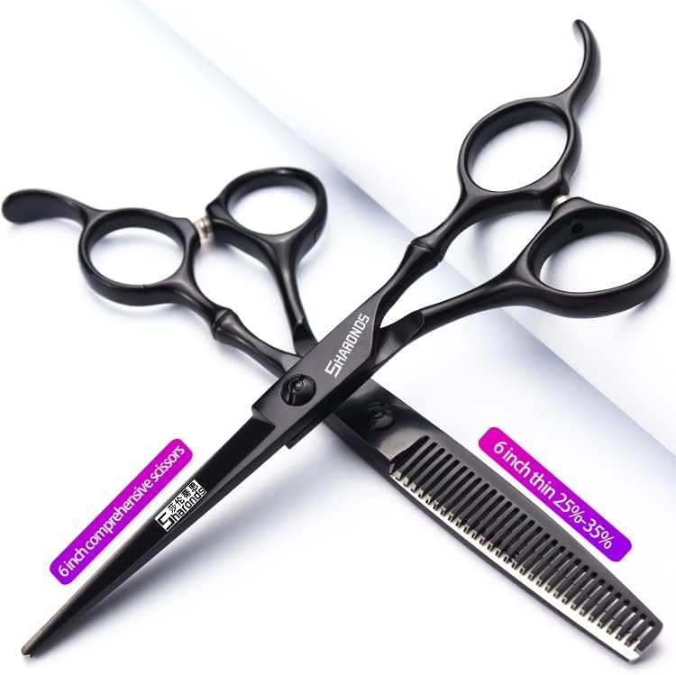 SHARONDS 6/7 Инча Професионални ножици за Подстригване на коса 440C Салонные Фризьорски салон Филировочные ножици Са идеални за
