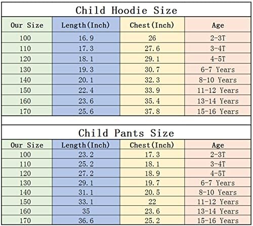 Пуловер с качулка AteeCP Boy Mbappe и панталони за джогинг -Комплект дрехи за детски спортен костюм с качулка ПСЖ
