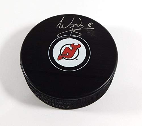 Уил Батчер Подписа Сувенири Хокей шайба НХЛ Дяволи Фанатици С автограф На шайбах НХЛ