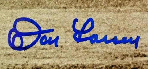 Дон Ларсен подписа Бейзболен снимка Yankee Perfect Game 8x10 - Снимки на MLB с автограф