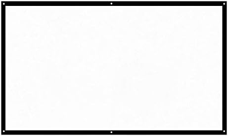 ЮЛДЖХ 60/72/84/100/120 Преносим прожекционен екран Диагонал на екрана 16:9 от бял dacron, Прожекционен Сгъваем екран, инсталиране на стена (размер: 60 см)