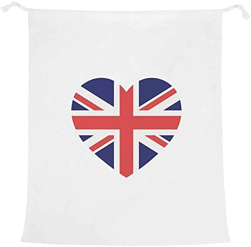 Чанта за дрехи/измиване/за Съхранение на Azeeda 'Union Jack Heart' (LB00023976)