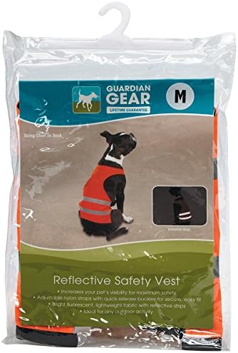 Защитна жилетка Гардиън Gear за кучета, 16 инча среден размер, Оранжево