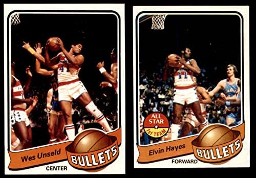 1979-80 Команден набор от Topps Washington Bullets Washington Bullets (Комплект) EX/MT+ Bullets