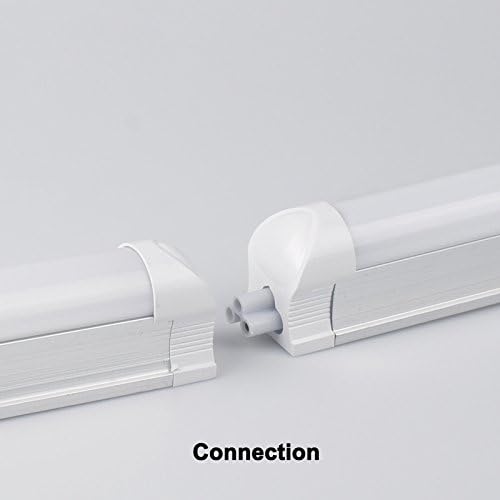 DARVIN Т8 4ft led Tube Light 1200 mm 22 W Вградена светодиодна ламповая лампа (25 опаковки студен цвят бял 6500K, млечно-матирано