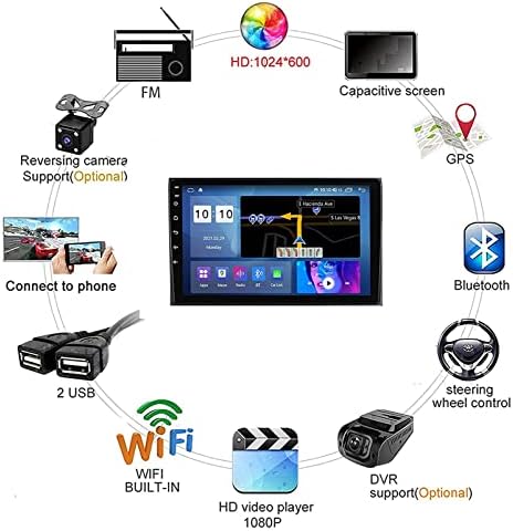 Android 11 Авторадио 9 Инча Автомобилна стерео система за Peugeot 407 2004-2008 Стерео Автомобилното Радио Видео WiFi FM RDS