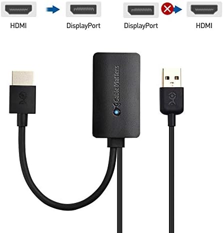 Важно кабел HDMI-DisplayPort адаптер (адаптер HDMI-DP) с поддръжка на резолюция 4K видео