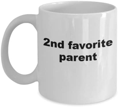 втората е Любима на Родителски Новост-чаша за хора с чувство за хумор | Чудесен подарък за дома, офиса, на път и по всякакъв повод