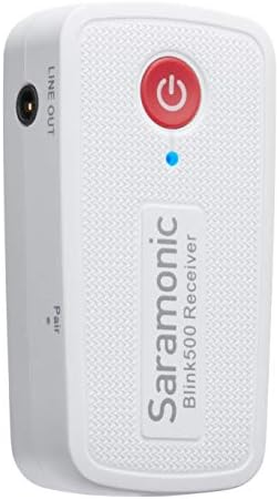 Ультракомпактная безжичен микрофон система Saramonic с клипсой 2,4 Ghz с Lav и двоен приемник за фотоапарати и мобилни устройства (Blink