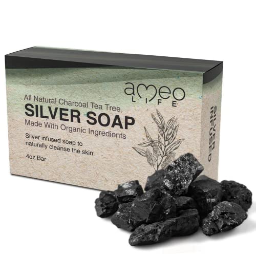 Комплект сребро сапун Ameo Life с овесени ядки, подправки и въглен Чаено дърво - 30 стр. / мин сребърни - 4 грама