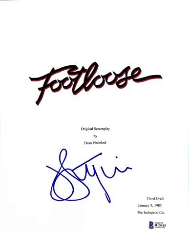 Истински корица с автограф на Джон Литгоу Footloose Script Корица с автограф на БАН H13015