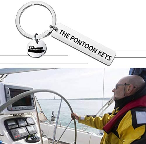 Подарък Понтон ЧООРО Подарък на Капитан Понтон Подарък на Собственика на Понтон Украса За Каране На Лодки На Ключовете на Понтон